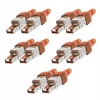 Tinklo jungtis kabelių jungtis ilgintuvas rj45 ethernet lan 10 vienetų