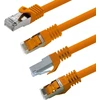 Tinklo kabelis Cat 7 S/ftp 0.25m Oranžinis 10gbps