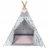 TIPI TEEPEE palapinė su gyvūnų pagalvėmis + širdis