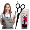 Titania Xhair juodos kirpimo žirklės 5.5 plaukų galiukų slydimo kirpimui
