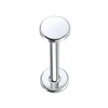 Titinis Labret Kolczykas su Plokščiu Disku 1.2/6/4 mm