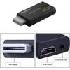 Tlsiwio Wii į Hdmi vaizdo signalo keitiklis Full Hd 1080p su 3,5 mm garso išvesties lizdu, juodas