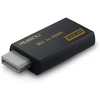 Tlsiwio Wii į Hdmi vaizdo signalo keitiklis Full Hd 1080p su 3,5 mm garso išvesties lizdu, juodas