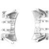 Tmishion nerūdijančio plieno pakaitinis laikrodžio dirželis, metalinis laikrodžio dirželio priedas, reguliuojamo ilgio apyrankė (16 mm)
