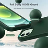 Tocol 3 viename dėklas, skirtas iphone 12, iphone 12 pro, su 2 apsauginėmis plėvelėmis + 2 kameros objektyvo apsaugomis, atsparus smūgiams, įbrėžimams atsparus silikoninis dėklas, apsauga nuo kritimo, alpinė žalia