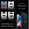 Tocol dėklas, skirtas iphone 14 su magsafe, pilna kameros apsauga, atsparus smūgiams, atsparus įbrėžimams, permatomas galinis dangtelis, magnetinis telefono dėklas, skirtas iphone 14, juodas