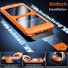 Tocol, skirtas iphone 12/12 pro, grūdintas stiklas, smūgiams atspari apsauginė stiklo automobilio montavimo 9h kietumo plėvelė, atspari įbrėžimams, pirštų atspaudams, riebalams, burbulams, ekrano apsauga, skirta iphone 12/12