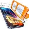Tocol skirtas iphone 15, grūdintas stiklas, viso ekrano apsauginis stiklas montuojamas automobilyje, 9h kietumas, atsparus smūgiams, atsparus įbrėžimams, atsparus pirštų atspaudams, atsparus riebalams, be burbuliukų, 2 vnt.