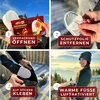 Toe Warmers - Originalūs: 10 porų šildymo pagalvėlių, šildančių 8 valandas, momentinio naudojimo pėdų šildytuvai, itin šilti pėdų šildytuvai, idealūs veiklai lauke ir slidinėjimo batams, pėdų šilumos pagalvėlė, balta