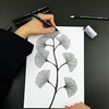 Tombow Fineliner Mono pieštukas braižymui, linijos plotis 01 (apie 0,25 mm), pigmentinis rašalas, atsparus vandeniui ir šviesai, skirtas eskizams, iliustracijoms ir piešimui, juodas, Ws-efl-h-01