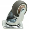 Tomimet 40 mm baldinis ratukas, pasukamas, guminis, stiprus rutulinis guolis