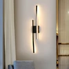 Toolight Sieninis šviestuvas vidaus Led modernus juodas 27w 3000k
