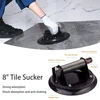 Toosoar Profesionalus vakuuminis siurbtukas 8 colių (20 cm) 2 vnt. rinkinys - 200 kg keliamoji galia stiklui, plytelėms ir marmurui - pramoniniai siurbtukai su ergonomiška rankena