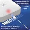 Toowell 10000 Mah baterijos lempa su judesio davikliu, skirta vidaus patalpų apšvietimui, led lubinis šviestuvas, baterijos šviestuvas su judesio davikliu, baterijos šviestuvas garažui, rūsiui, vonios kambariui