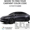 Topabyte dažų pieštukas, skirtas Tesla Model Y Juniper Model 3 Highland Model X Model S pilkos spalvos automobilių dažų įbrėžimų taisymui, dažų retušavimo pieštukas, stealth pilkas - pn01