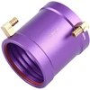 Topiky rc metalinis vandens aušinimo apvalkalas, 40 mm šilumos išsklaidymo vandens aušinimo m5 apvalkalas, rc valtis, vandeniu aušinamas sriegio adapteris, jungčių rinkinio priedai, skirti 4074 4082 rc valties varikliui, violetinis