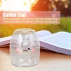 Topincn mielas dvigubų sienelių triušio dizaino izoliuotas stiklinis espresso puodelis pienui, kavai, arbatai, tinkamas naudoti mikrobangų krosnelėje ir indaplovėje, 300 ml (skaidrus įdėklas)