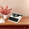 Topincn vintažinis rašomosios mašinėlės modelis, rankų darbo retro dekoras, ornamentas, rašomosios mašinėlės amatas namų stalui, streso mažinimo žaislas su rankiniu poliravimu, numatytasis