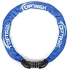 Toptrek dviračio kombinuota spyna, aukštos apsaugos dviračio spyna su 5 skaitmenų kombinacijos kodu, 6 mm x 100 cm plieninių grandžių grandinė dviračiui/motociklui/el. dviračiui/paspirtukui (tamsiai mėlyna)