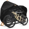 Toptrek dviračio uždangalas 2 dviračiams, neperšlampamas, 210d oksfordo audinys, dviračių garažas, lauko, 210 x 110 x 95 cm, aukštos kokybės dviračio brezentas su užrakto kilpomis, apsauga nuo saulės, atsparumas plyšimui