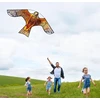 Touch the sky geltonas paukščio aitvaras sodui, ūkiui ir laukui paukščių kontrolei ir pasėlių apsaugai, išskirtiniai audiniai ir unikalus konstrukcijos dizainas. Pridėta 30 m aitvaro virvelės rankena, daugkartinis naudojimas. (be stulpo)