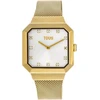 Tous Reloj Karat 300358062 plieno laikrodis su cirkoniais, Classic