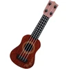 Toyvian ukulele žaislas vaikams, plastikinis 9,8 colių ukulele žaislas, gitara, ukulele vaikams, 4 stygų muzikos instrumentai, edukacinis žaislas
