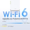 Šakotuvas Tp-link pgw2440 kit wlan powerline g.3000, 2000 wi-fi, iki 1428 mbps per powerline, gigabit ethernet, papildoma jungtis, plug & play, nesuderinamas su homeplug av/av2