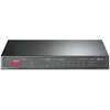 Šakotuvas Tp-link Tl-sg1210mp 10 prievadų gigabitinis Poe Lan komutatorius (8 gigabitiniai Poe+ prievadai, 1 gigabitinis Sfp prievadas, 123 W, Ieee-802.3af/at, Plug and Play, Qos, Igmp, be ventiliatoriaus) juodas