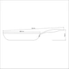 Tramontina Trento keptuvė iš ketaus, skersmuo 30 cm, juoda