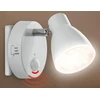 Trango Milo 2635-016 led naktinė lemputė su judesio ir prieblandos jutikliu, balta, 4 w apsauginė lemputė 230 v, lizdinė lempa, sieninė lempa, orientacinė lemputė, naktinė lempa, lizdinė lemputė