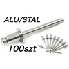 Traukos kniedė Iso 15977 Alu/plienas 4.0x25mm (100vnt)