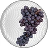 Trend for home Elina 2 tortinių lėkščių rinkinys, serviravimo lėkštės, picų lėkštės, tortinės lėkštės, stalo įrankių rinkinys, tortinė lėkštė, stiklinė lėkštė, desertinė lėkštė, pusiau permatoma, skersmuo 30 cm, geometrinis raštas