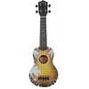 Trevi Jeremi S3-bc Sopraninis ukulele su Havajų palmių grafika