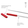 Triangle 50 487 35 00_s barbekiu žnyplės 35 cm su silikoniniais antgaliais, profesionalios kokybės nerūdijančio plieno bbq kepsnių žnyplės, maisto gaminimo žnyplės, virtuvinės žnyplės