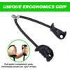 Tricipso virvė dilbio treniruoklis su ergonomiškomis rankenomis, kabelinis tricepso treniruoklis su ergonomiška neslystančia rankena, rankų jėgos treniruotės tricepso pratimams, bicepsų rietimams, raumenų treniruotės – namų treniruokliai