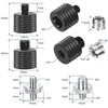 Objektyvas Tripod adapteris nuo 1/4 iki 3/8 colio sriegio trikojo kameros varžtų adapterio rinkinys adapteris trikojis dvigubas varžtas kameros mikrofono trikojo lempos trikojams