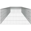 Triušių narvas, 5 segmentai, 541x109x54cm, galvanizuota geležis