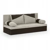 Fotelis Trivietė sofa-lova su miego funkcija, bonell spyruoklės - Polo smėlio/ruda
