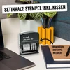 Trodat Printy 4817 tekstinis datos antspaudas, data ir 12 tekstų, savaime nusidažantis antspaudas, 48 x 3,8 mm, juodas