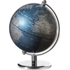 Troika Gagarin mini gaublys, skersmuo 13 cm, metalinė mėlyna jūra ir sidabro spalvos sausumos paviršiai, chromuotas metalinis pagrindas, minkštas veltinio pagrindas, kilnojamas ašis - gražioje dėžutėje, puikiai tinka kaip dovana
