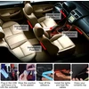 Trongle automobiliniai vidaus žibintai, atsparūs vandeniui, su 4 vnt. 48 led, 8 spalvų, su garso jutikliu ir nuotoliniu valdymu, usb prievadas, automobilinis įkroviklis, šviesos juosta, muzikos garsu aktyvuojamas apšvietimas