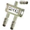 Tronicxl 2 krypčių bk skirstytuvas tv kabelio adapteris antenos skirstytuvas kabelinė tv dvbc, pvz., skirtas unitymedia vodafone netcologne netaachen netkassel telecolumbus primacom ewe skirstytuvas unicable