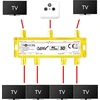 Tronicxl 6 krypčių skirstytuvas premium tv kabelio adapteris antenos skirstytuvas kabelinė televizija dvbc, pvz., unitymedia skirstytuvui unicable 6 krypčių hd suitable 4k hdtv dc passage fm radio palydovinės sistemos