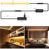 Ttway Cob led juosta 3 m, 2700 K šiltai balta led juosta su maitinimo šaltiniu ir nuotolinio valdymo pulteliu, Dc24 V, 480 led/m, Cri 90+, 8 mm pločio, pritemdomos šviesos juostos miegamojo dekoravimui