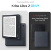 Tudia Skn dėklas, suderinamas su Tolino Vision 6 / Kobo Libra 2 (7 colių) [sustiprinti kampai], smūgiams atsparus, plonas silikoninis gelinis, lengvas, pirštų atspaudams atsparus Tpu bamperis - matinė mėlyna