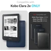 Tudia Skn dėklas, suderinamas su Tolino Shine 4 / Kobo Clara 2e (6 colių) dėklu, [sustiprinti kampai] smūgiams atsparus plonas skaidrus galinis lengvas matinis neslystantis šoninis Tpu buferis, skirtas el. skaityklei - skaidrus