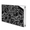 Tulup Magnetinis radiatoriaus uždangalas 90x60 Geometrinės formos