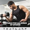 Tumurup vyriški sportiniai galvos apdangalai, laidus orui prakaito raištis, kaktos raištis, neslystantis plaukų raištis, moteriškas prakaitą sugeriantis galvos apdangalas, skirtas vyrams bėgimui, fitnesui, 4 vnt.