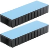 Tuzoo aliumininis heatsink'as 120 x 40 x 20 mm, 2 vnt. rinkinys, universalus Cpu, grandinėms plokštėms ir kt.